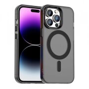 Husa MagSafe pentru Apple iPhone 14 Pro Max, Techsuit, CandyCase, Neagra