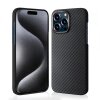 Husa MagSafe pentru Apple iPhone 15 Pro, Techsuit, Aramid Fiber, Neagra