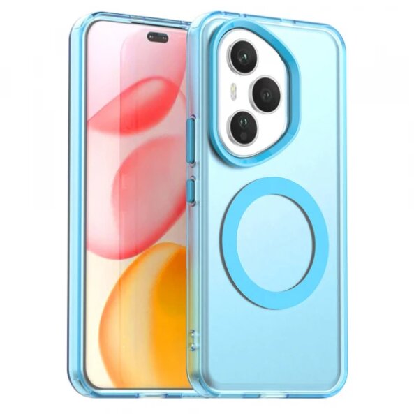 Husa MagSafe pentru Honor 400 Pro, Techsuit, CandyCase, Albastra