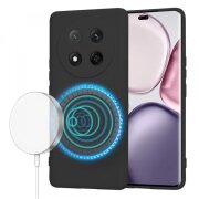 Husa MagSafe pentru Honor X9c / Magic7 Lite, Techsuit, SoftFlex, Neagra