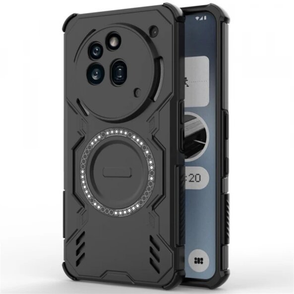 Husa MagSafe pentru Nothing Phone (3a) Pro, Techsuit, ArmorMag, Neagra