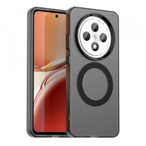 Husa MagSafe pentru Oppo Reno12 FS 5G / Reno12 FS 4G / Reno12 F 4G, Techsuit, CandyCase, Neagra