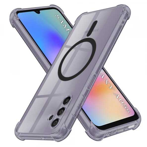 Husa MagSafe pentru Samsung Galaxy A05s A057, Techsuit, Shockproof Clear, Neagra