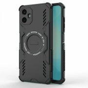 Husa MagSafe pentru Samsung Galaxy A06 A065, Techsuit, ArmorMag, Neagra