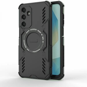 Husa MagSafe pentru Samsung Galaxy A16 5G A166 / A16 4G A165, Techsuit, ArmorMag, Neagra