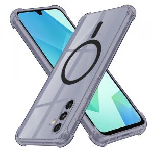 Husa MagSafe pentru Samsung Galaxy A16 5G A166 / A16 4G A165, Techsuit, Shockproof Clear, Neagra