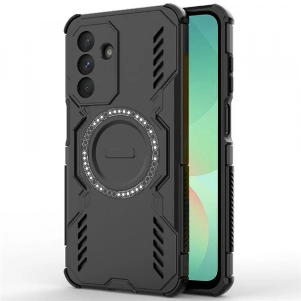 Husa MagSafe pentru Samsung Galaxy A26 A266, Techsuit, ArmorMag, Neagra