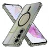 Husa MagSafe pentru Samsung Galaxy A35 5G A356, Techsuit, Shockproof Clear, Neagra