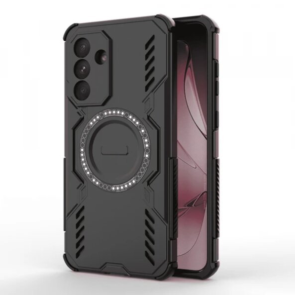 Husa MagSafe pentru Samsung Galaxy A56 A566, Techsuit, ArmorMag, Neagra