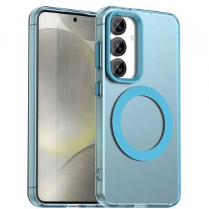 Husa MagSafe pentru Samsung Galaxy S23 FE S711, Techsuit, CandyCase, Albastra