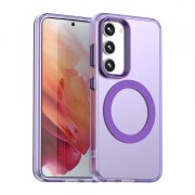 Husa MagSafe pentru Samsung Galaxy S23 S911, Techsuit, CandyCase, Mov