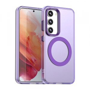 Husa MagSafe pentru Samsung Galaxy S23 S911, Techsuit, CandyCase, Mov