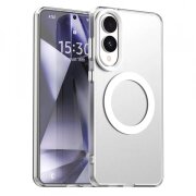 Husa MagSafe pentru Samsung Galaxy S25 Edge S937, Techsuit, CandyCase, Alba