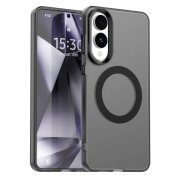 Husa MagSafe pentru Samsung Galaxy S25 Edge S937, Techsuit, CandyCase, Neagra