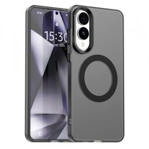 Husa MagSafe pentru Samsung Galaxy S25 Edge S937, Techsuit, CandyCase, Neagra