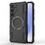 Husa MagSafe pentru Samsung Galaxy S25 S931, Techsuit, ArmorMag, Neagra