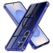 Husa MagSafe pentru Samsung Galaxy S25 S931, Techsuit, Shockproof Clear, Neagra