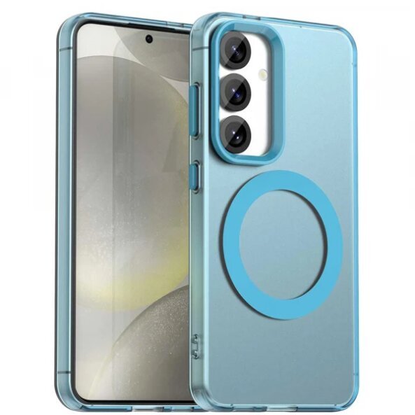 Husa MagSafe pentru Samsung Galaxy S25+ S936 / S24+ S926, Techsuit, CandyCase, Albastra