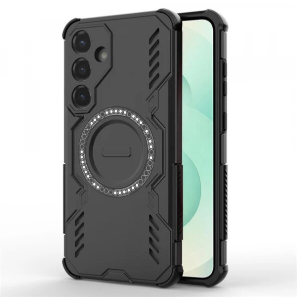 Husa MagSafe pentru Samsung Galaxy S25+ S936, Techsuit, ArmorMag, Neagra