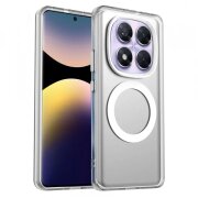 Husa MagSafe pentru Xiaomi Poco X7 / Redmi Note 14 Pro 5G, Techsuit, CandyCase, Alba