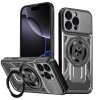 Husa pentru Apple iPhone 16 Pro, Techsuit, RuggedCam, Gri
