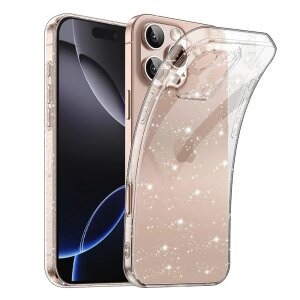 Husa pentru Apple iPhone 16 Pro, Techsuit, SparkleSkin, Transparenta