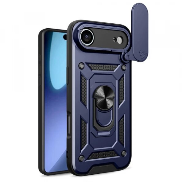Husa pentru Apple iPhone 17 Air, Techsuit, CamShield, Albastra