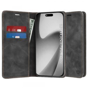 Husa pentru Apple iPhone 17 Air, Techsuit, Confy, Neagra