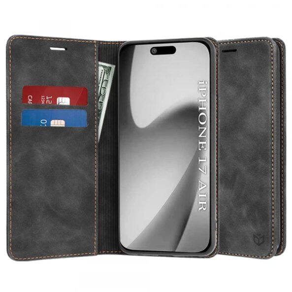 Husa pentru Apple iPhone 17 Air, Techsuit, Confy, Neagra