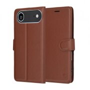Husa pentru Apple iPhone 17 Air, Techsuit, Leather Folio, Maro