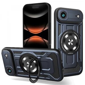 Husa pentru Apple iPhone 17 Air, Techsuit, RuggedCam, Albastra