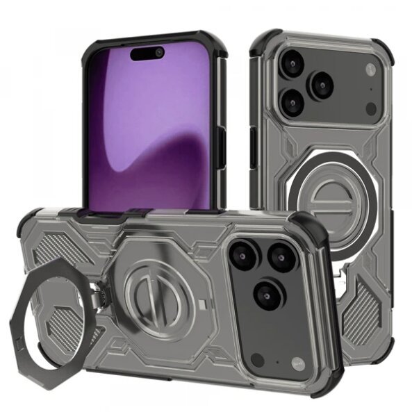 Husa pentru Apple iPhone 17 Pro Max, Techsuit, Carbon Shield Pro, Neagra Deschis