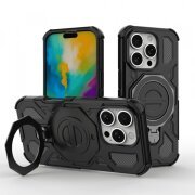 Husa pentru Apple iPhone 17 Pro, Techsuit, Carbon Shield Pro, Neagra