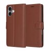 Husa pentru Apple iPhone 17, Techsuit, Leather Folio, Maro