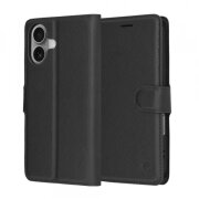 Husa pentru Apple iPhone 17, Techsuit, Leather Folio, Neagra
