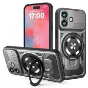 Husa pentru Apple iPhone 17, Techsuit, RuggedCam, Gri