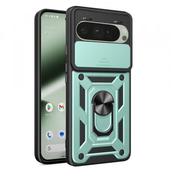 Husa pentru Google Pixel 10 Pro / 10, Techsuit, CamShield, Verde