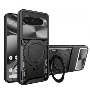 Husa pentru Google Pixel 10 Pro XL, Techsuit, CamGuard Pro, Neagra