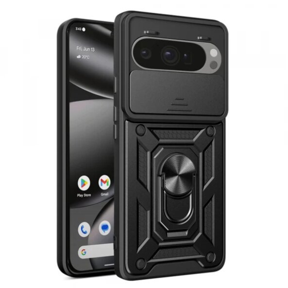 Husa pentru Google Pixel 10 Pro XL, Techsuit, CamShield, Neagra