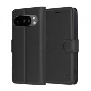 Husa pentru Google Pixel 10 Pro XL, Techsuit, Leather Folio, Neagra