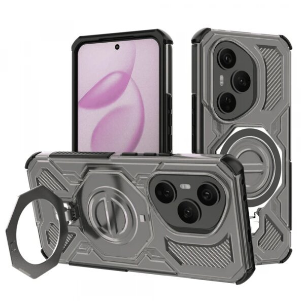 Husa pentru Honor 400 Pro, Techsuit, Carbon Shield Pro, Neagra Deschis