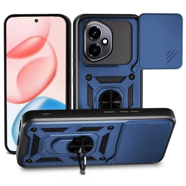 Husa pentru Honor 400, Techsuit, CamShield, Albastra