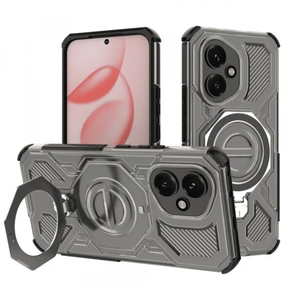 Husa pentru Honor 400, Techsuit, Carbon Shield Pro, Neagra Deschis