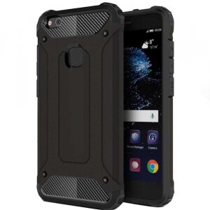 Husa pentru Huawei P10 Lite, Techsuit, Hybrid Armor, Neagra