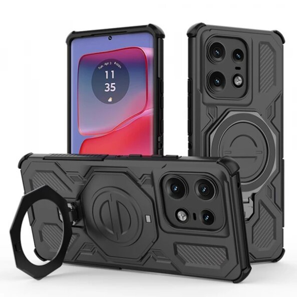 Husa pentru Motorola Edge 50 Pro, Techsuit, Carbon Shield Pro, Neagra