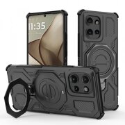 Husa pentru Motorola Edge 50, Techsuit, Carbon Shield Pro, Neagra