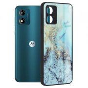Husa pentru Motorola Moto E13, Techsuit, Glaze, Bleu