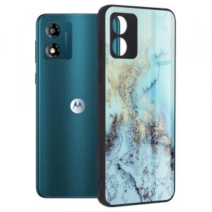 Husa pentru Motorola Moto E13, Techsuit, Glaze, Bleu