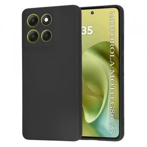 Husa pentru Motorola Moto G86, Techsuit, SoftFlex, Neagra