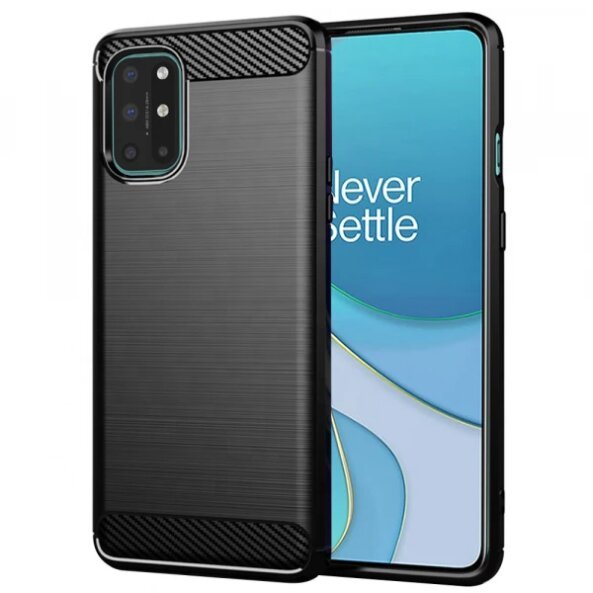 Husa pentru OnePlus 8T, Techsuit, Carbon, Neagra